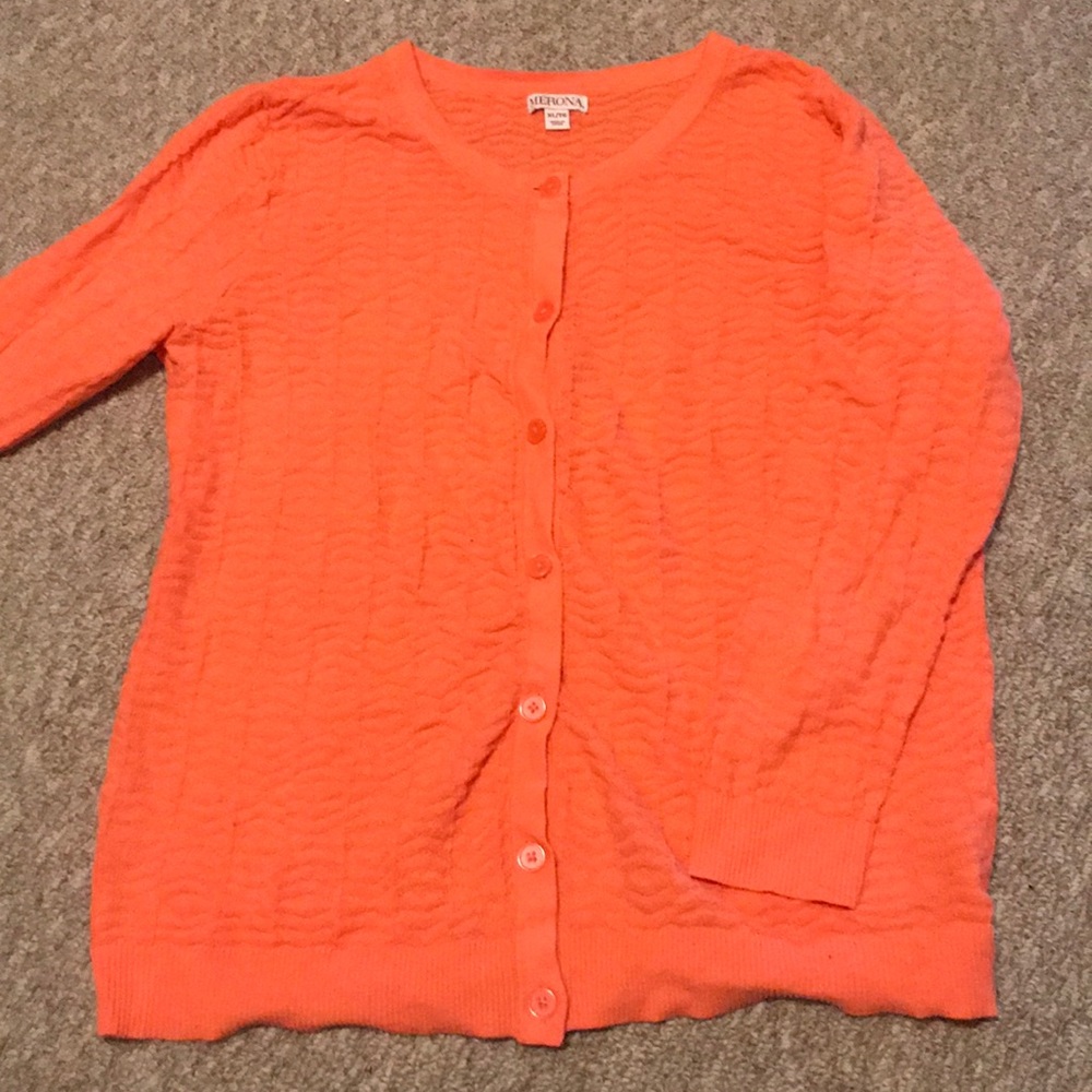Peach Cardigan
